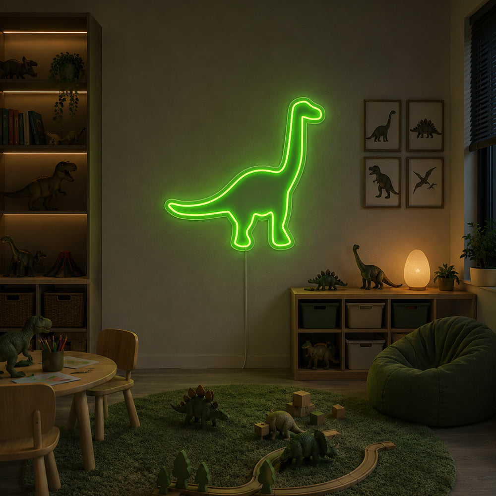 Dino LED Neon Sign - Planet Neon Made in London Neon Signs