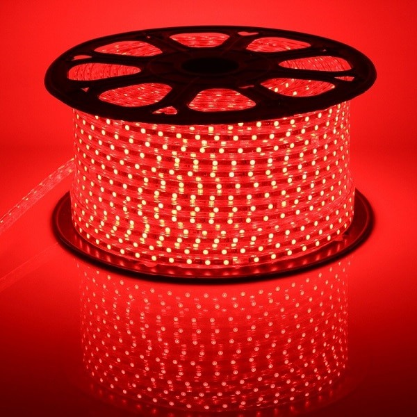 Bande lumineuse SMD rouge 7x11mm 240V