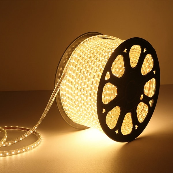 Bande lumineuse SMD blanc chaud 7x14mm