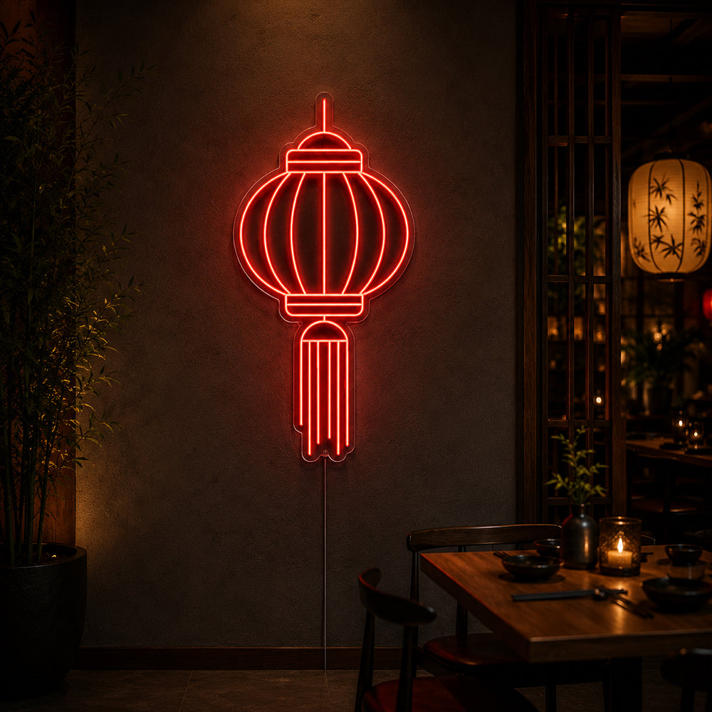Chinese Lamp LED Neon Sign - Made in London Culture Neon Signs