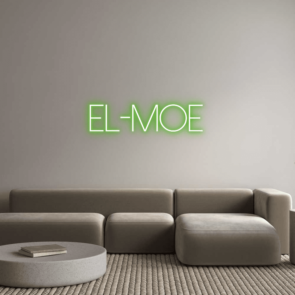 Custom Neon Sign Online Editor EL - Moe - Planet Neon