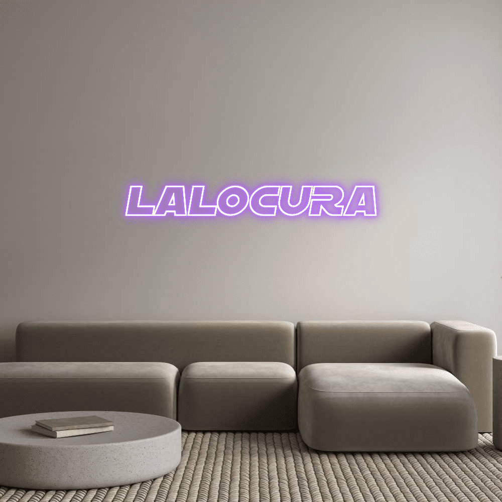 Custom Neon Sign Online Editor LALOCURA - Planet Neon