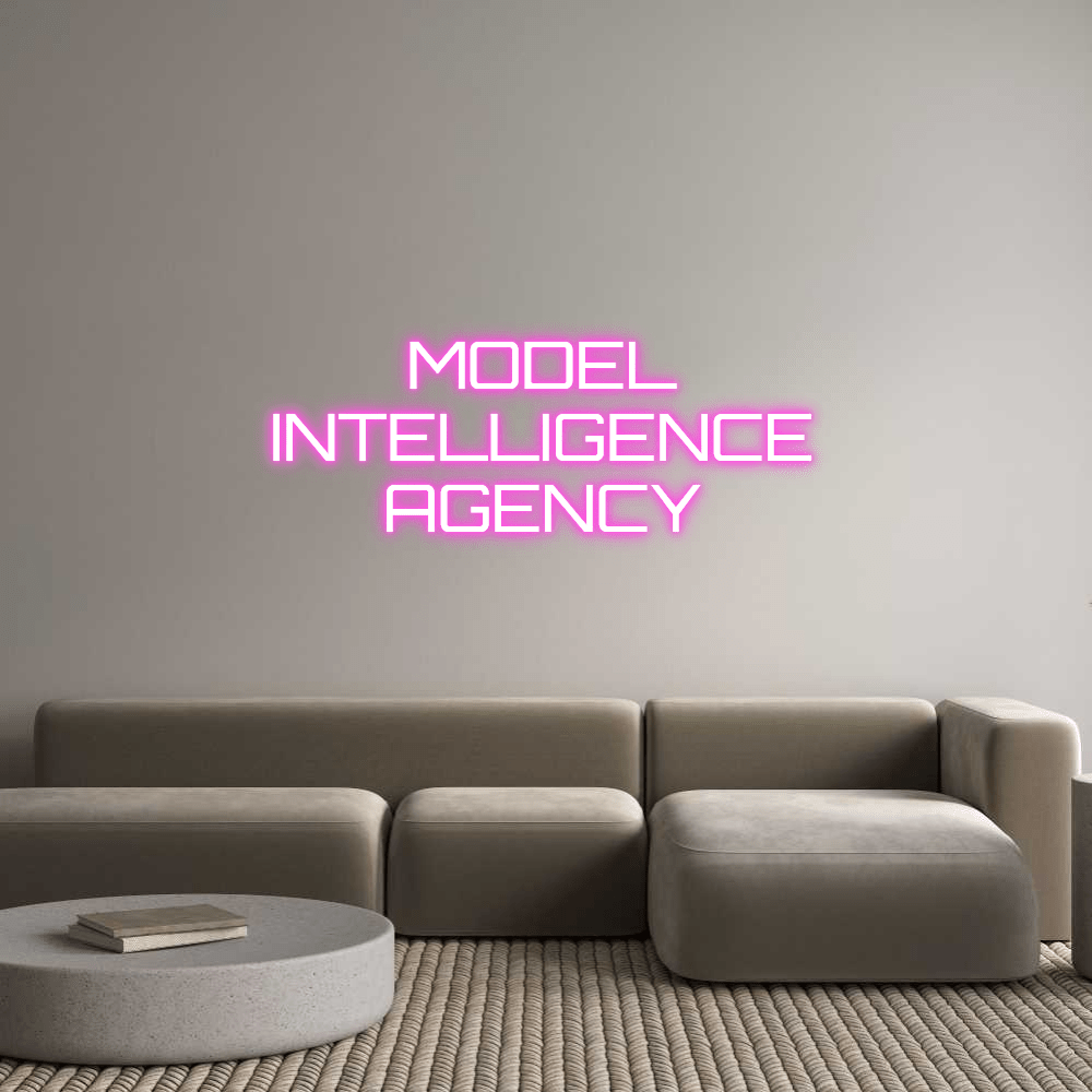 Custom Neon Sign Online Editor MODEL INTELLIGE... - Planet Neon