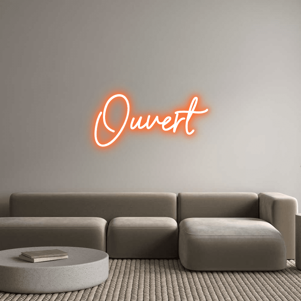 Custom Neon Sign Online Editor Ouvert - Planet Neon