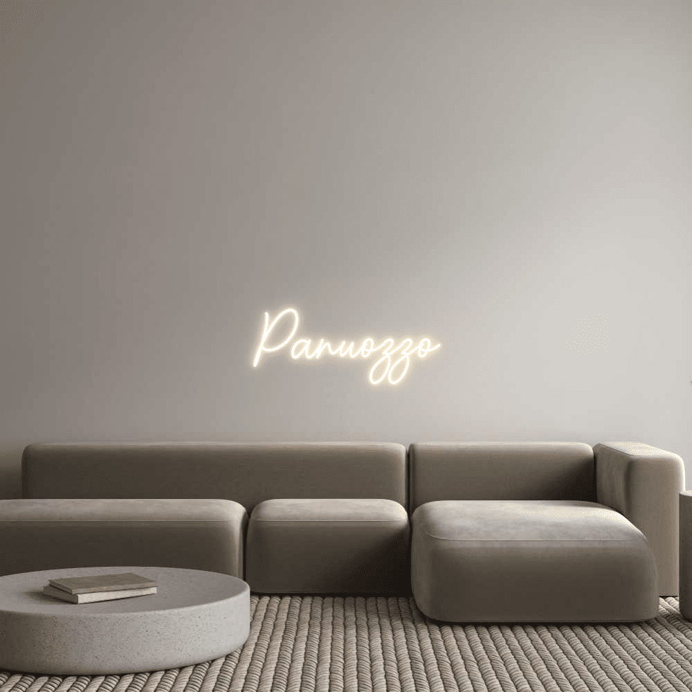 Custom Neon Sign Online Editor Panuozzo - Planet Neon