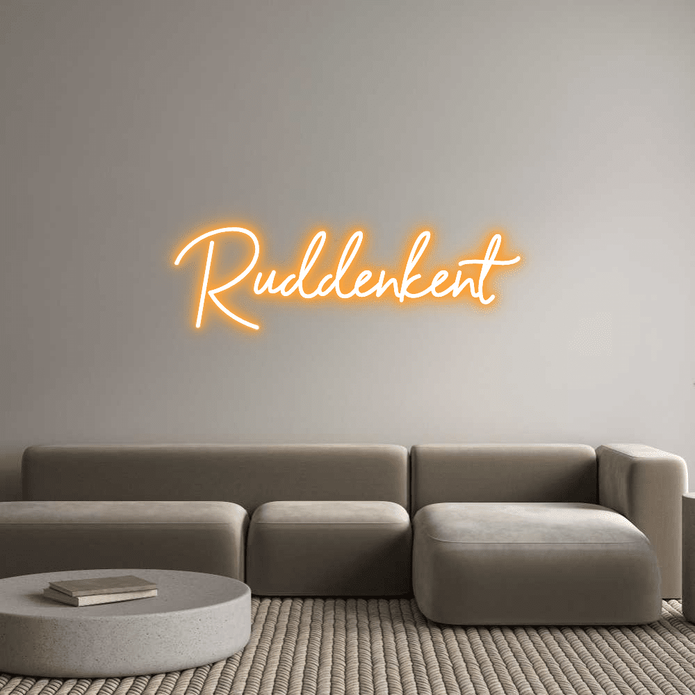 Custom Neon Sign Online Editor Ruddenkent - Planet Neon