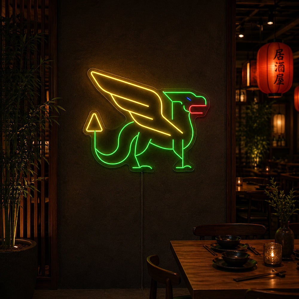 Dragon LED Neon Sign - Made in London Chinese Neon Signs