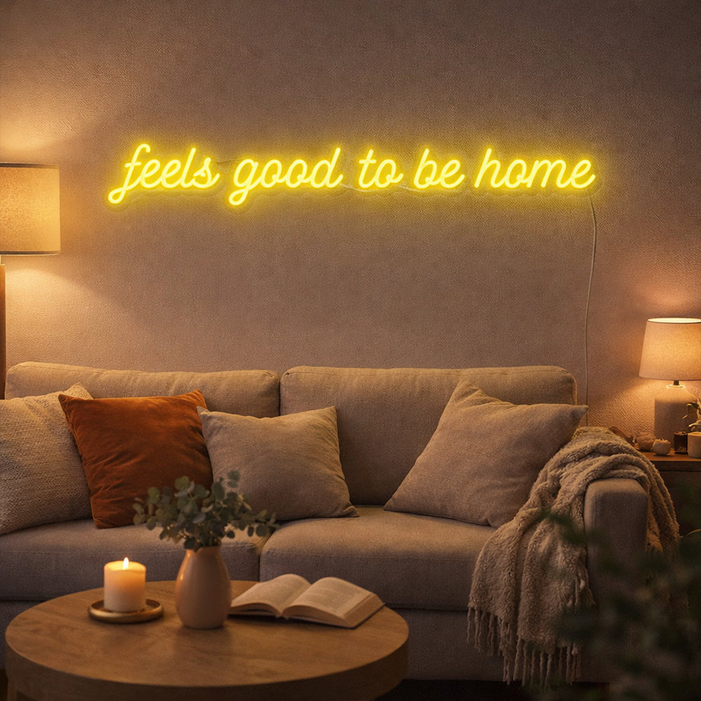Feels Good LED Neon Sign - Planet Neon Made in London Neon Signs