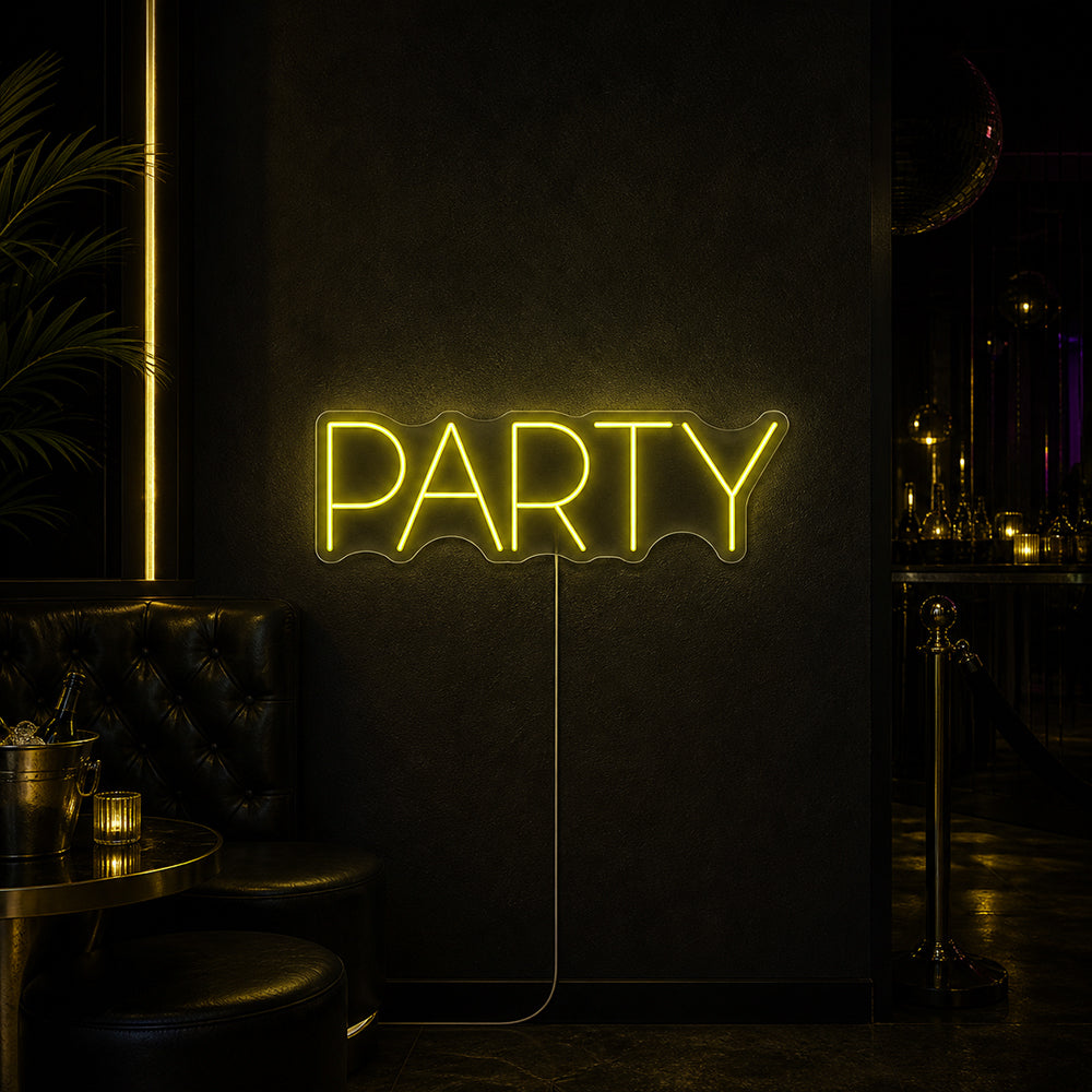 Party LED Neon Sign - Made in London Celebrations Neon Signs