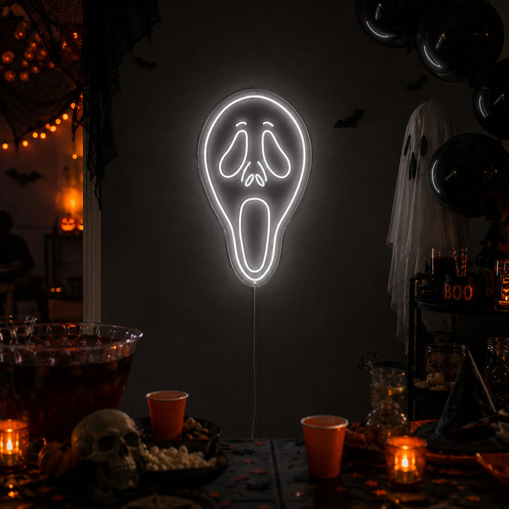 Scary Halloween Shadow - LED Neon Sign Made In London