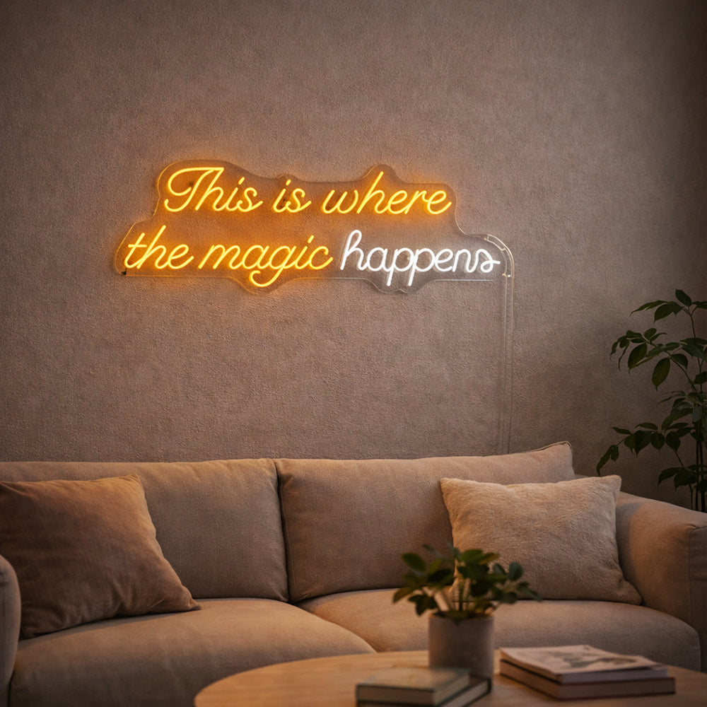 Aquí es donde ocurre la magia de Neon Sign - Planet Neon Made in London Neon Signs