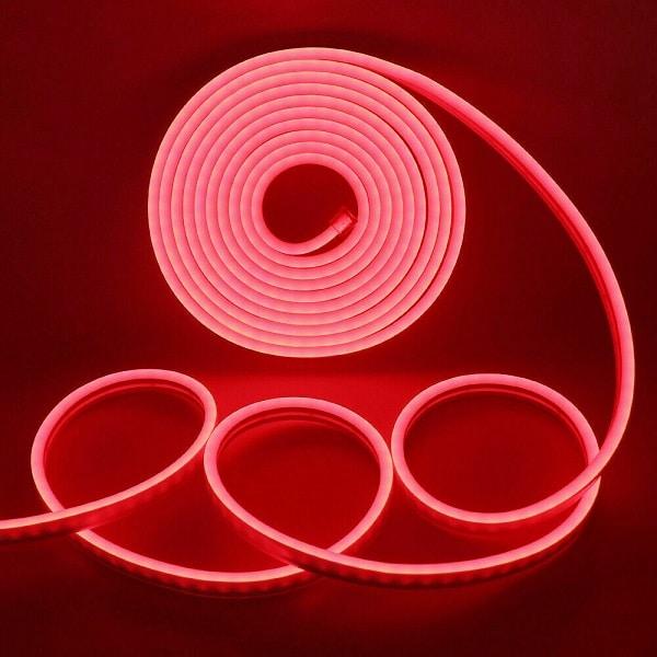 I LumoS 6x12mm RED Flexible IP65 Dimmable LED Neon Strip Light 12V 9W/m - Planet Neon