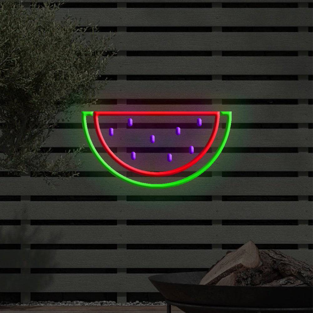 Letreiro de néon LED melancia - Feito em restaurantes de comida de Londres Sinais de néon - Planet Neon