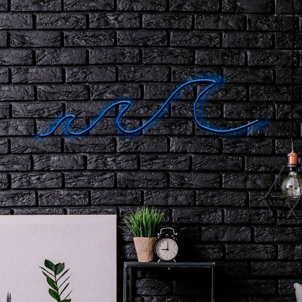 Waves LED Neon Sign - Planet Neon Made in London Neon Signs - Planet Neon