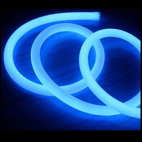 Luz de tira azul 360