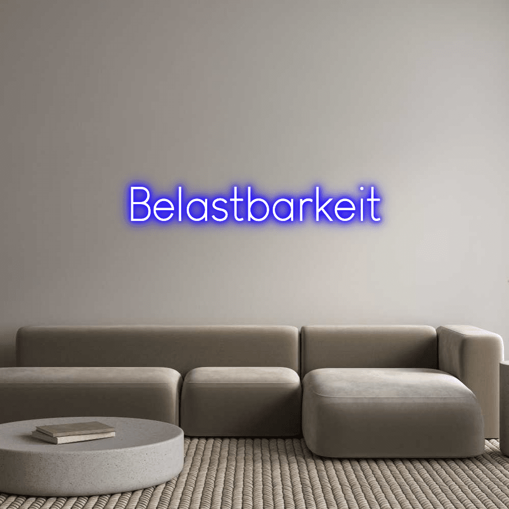 Custom Neon Sign Online Editor Belastbarkeit - Planet Neon