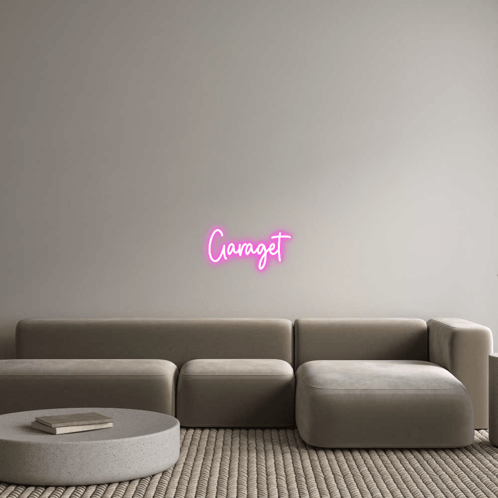 Custom Neon Sign Online Editor Garaget - Planet Neon