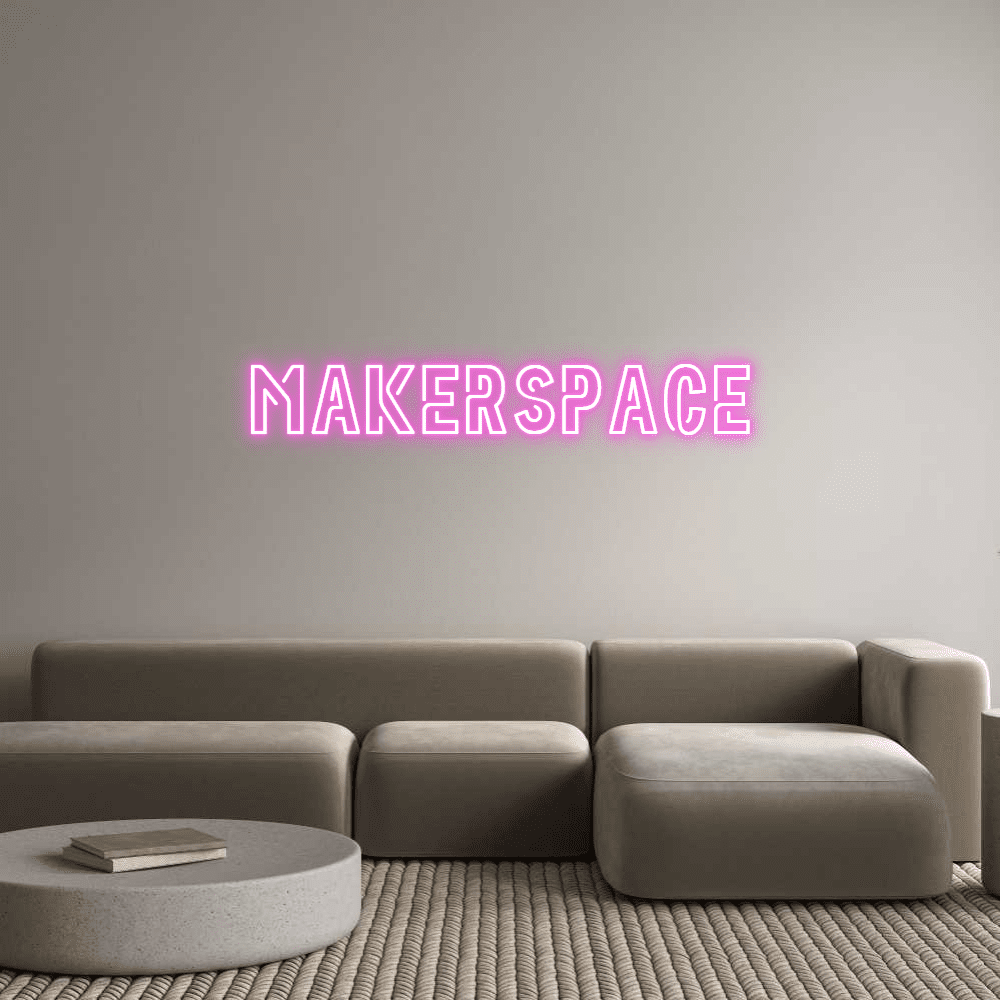 Custom Neon Sign Online Editor MAKERSPACE - Planet Neon