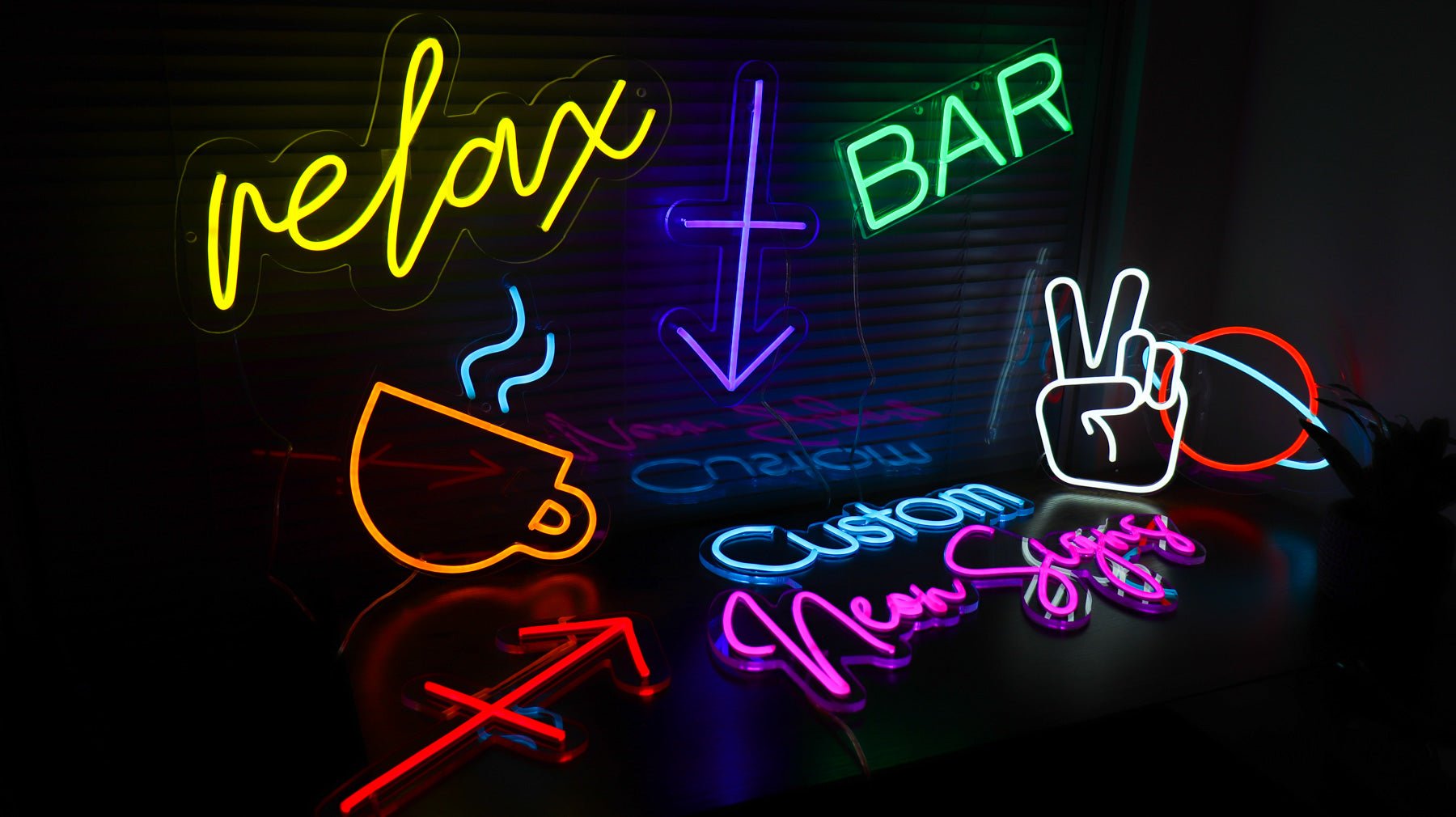 Custom Neon Signs - Online Builder - Made in London - Create Your LED Neon Light - Planet Neon