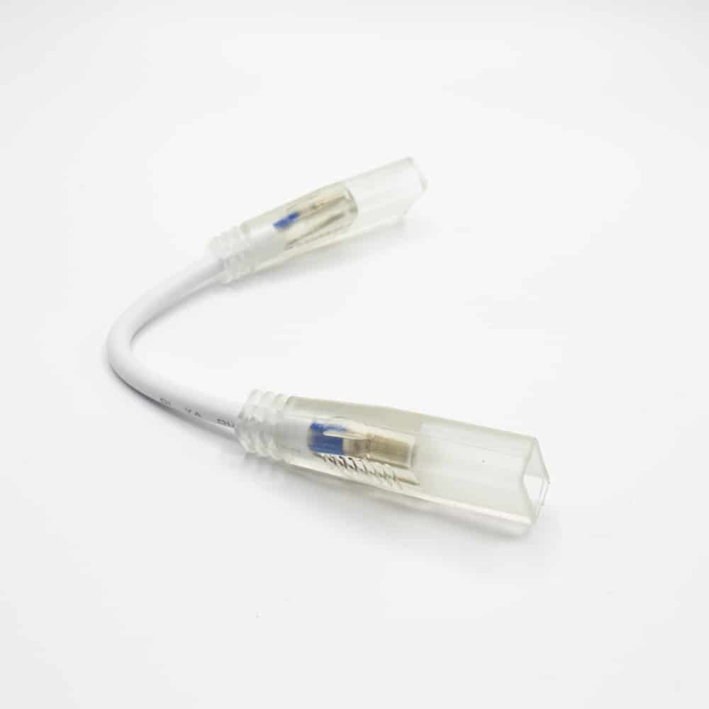 I LumoS Double End Connector for 8 x 16mm Monochrome LED Neon Strip Lights - Planet Neon
